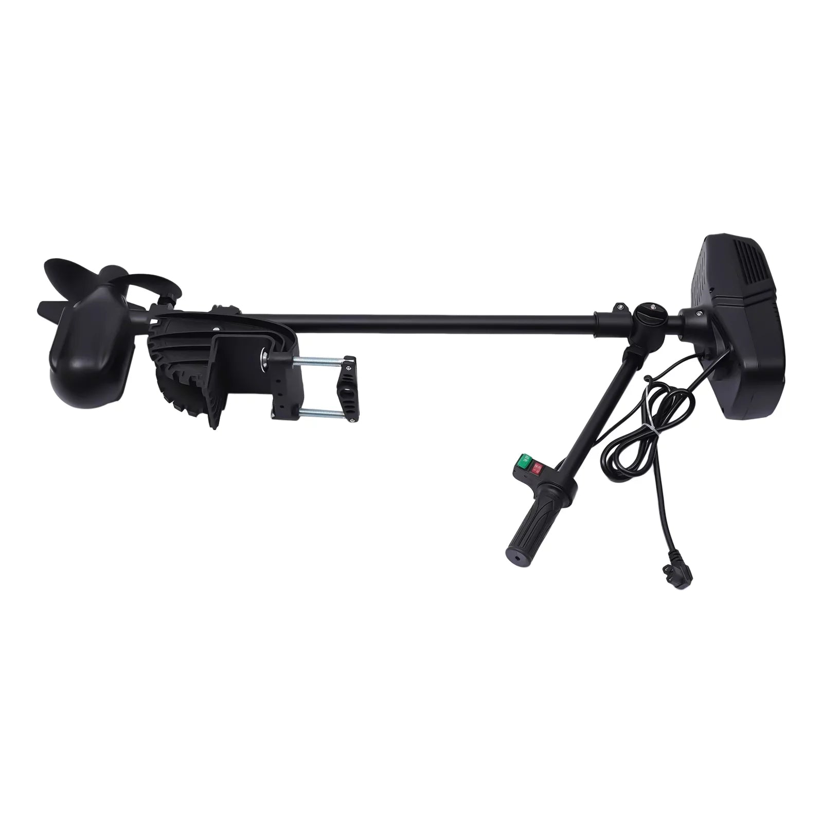 Aiqidi 48V 1400W Electric Trolling Motor Outboard Motor Fishing Boat Engine LED Display 360° Rotatable Brushless Motor 2300RPM