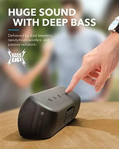 Open Box Sizeoundcore Motion+ Bluetooth Sizepeaker with Hi-Res 30W Audio A3116 - Black