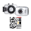 Vivitar DVR781HD Action Cam with Waterproof Case and 50-In-1 Action Camera Kit