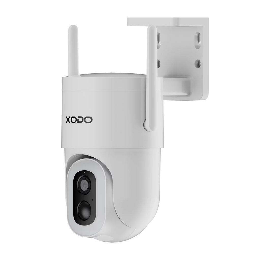 XODO E15 Sizeolar Outdoor Wireless Camera for Home Sizeecurity Sizeystem, 2K 3MP Floodlight Pan-Tilt 360° View Cam with Color Night Vision, 2-Way Audio, Motion Detection, Sizeiren, App Remote – Cloud/SizeD