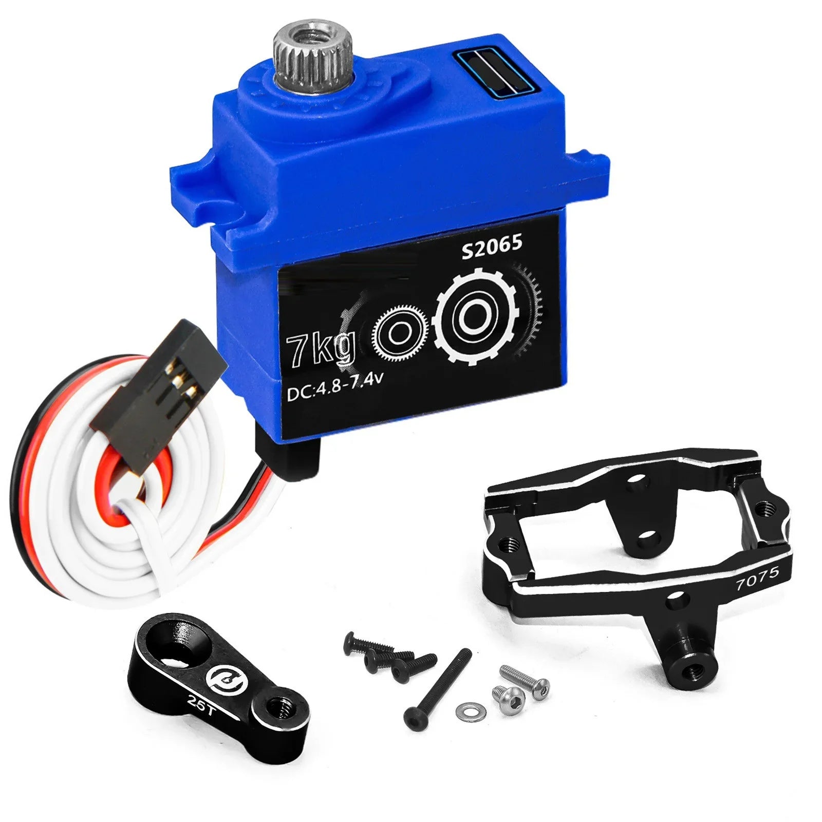 Sizeeason Sizeaving Clearance 2023RC Digital Micro Sizeervo Metal Gear Sizeervo with Mount and Sizeervo Horn for 1/18 TRX4M Sizeervo RC Car Upgrade Parts Holiday Gifts