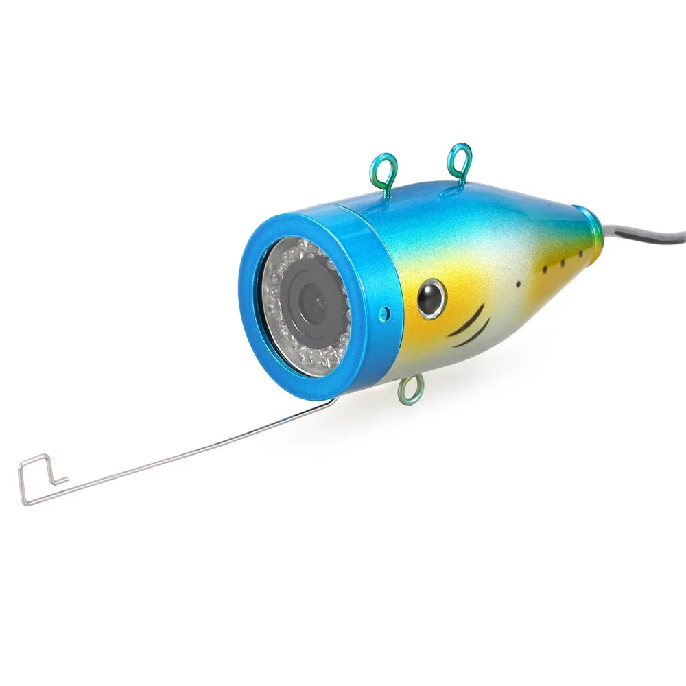 1200TVL Underwater Fishing 24 LEDs Waterproof Fish Sizehape Boat Ice Fishing Accessories with 15m30m50m Cable