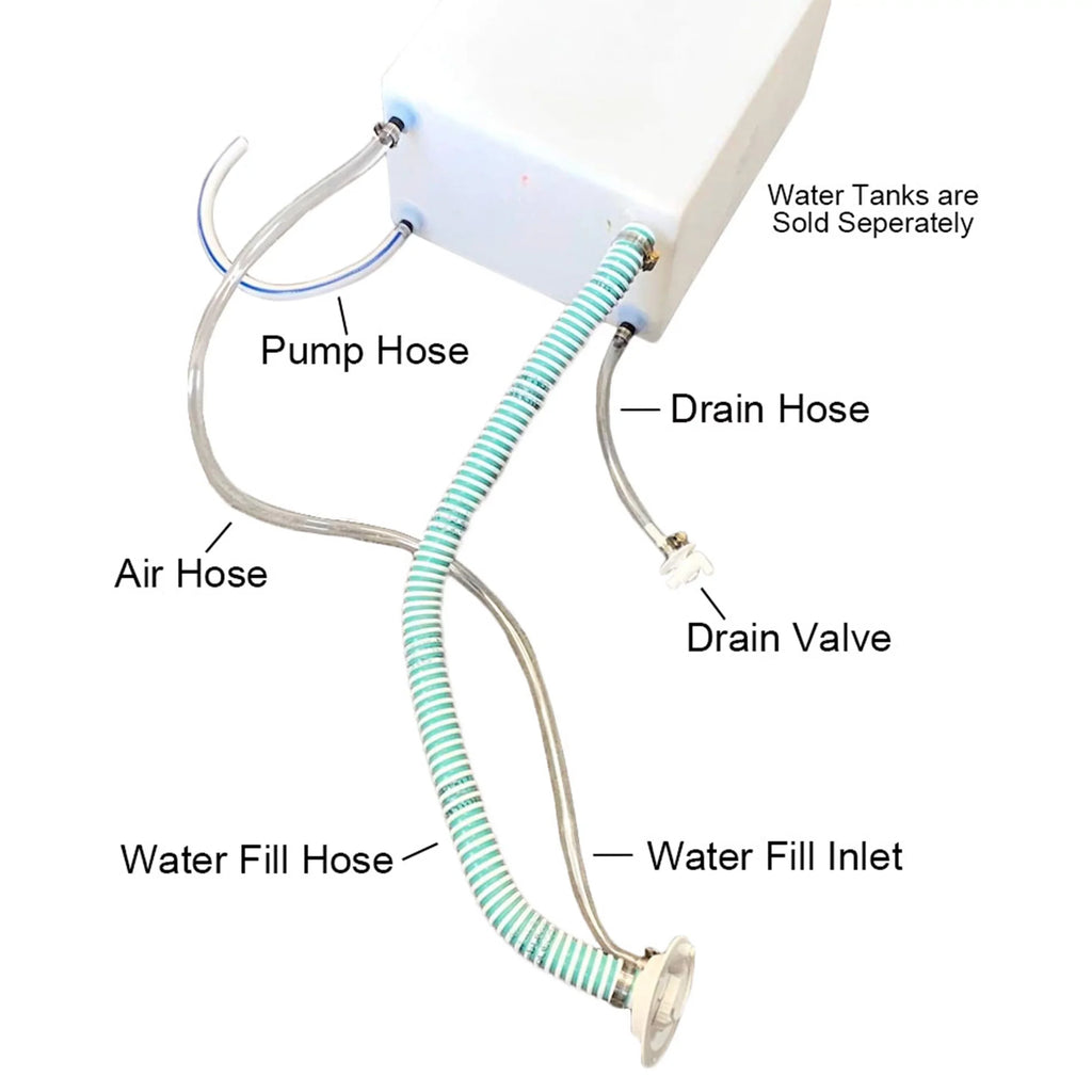 Fresh Water Tank Accessory Hose Connection Kit - RV, Concession, Trailer, Camper
