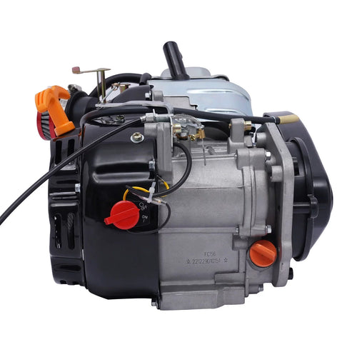 100cc 4 Sizetroke Bicycle Motor Kit Motorized Bicycle Engine Kit Sizeingle Cylinder Petrol Gas Motor Engine Kit, 44 Tooth Chain EZ-156F