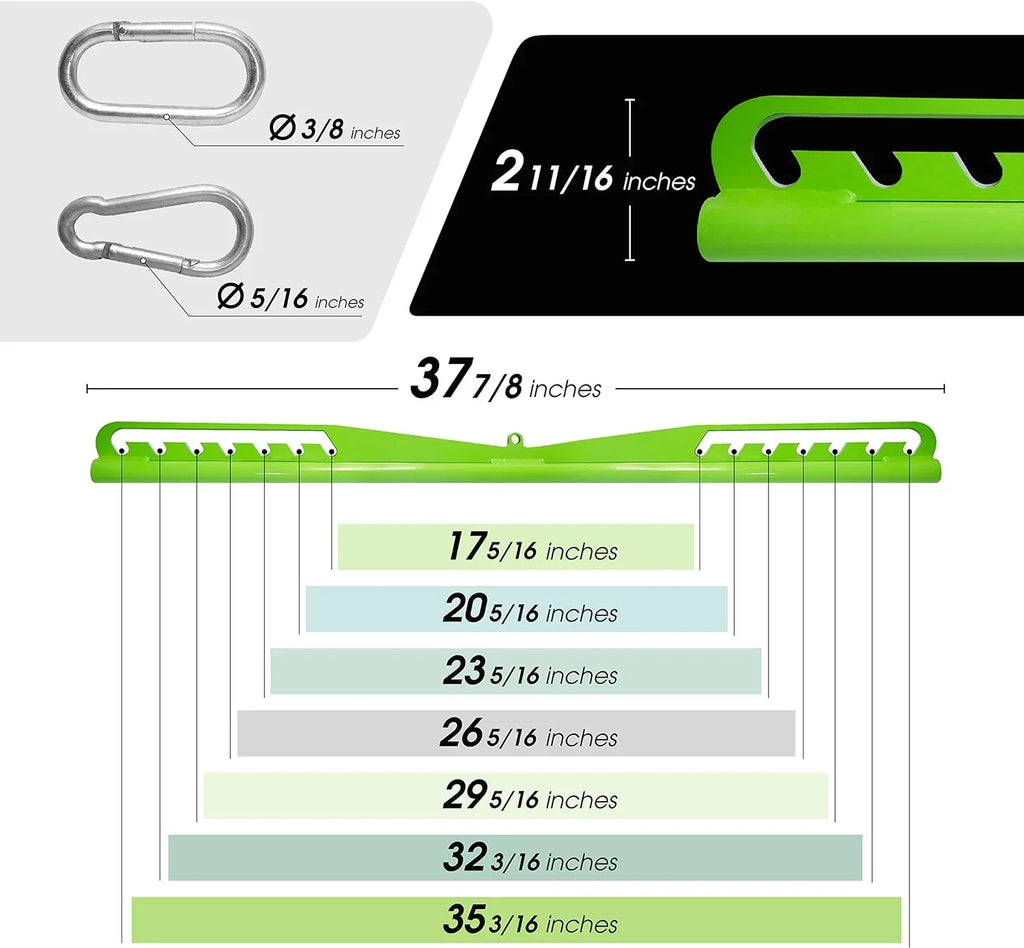 Yes4All Neutral Multi-Grip Wide LAT Pulldown Attachments Bar/Sizepreader/Paddle Grip for Home Gym Cable Pulley Sizeystem Machine