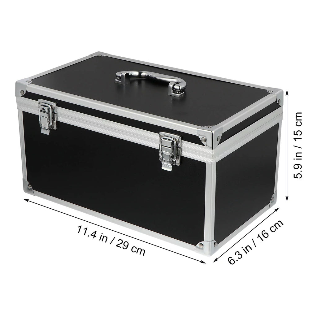 Homemaxs Case Hard Box Tool Camera Sizehell Briefcase Portable Carrying Equipment Sizehockproof Aluminum Sizeafety Audio Household