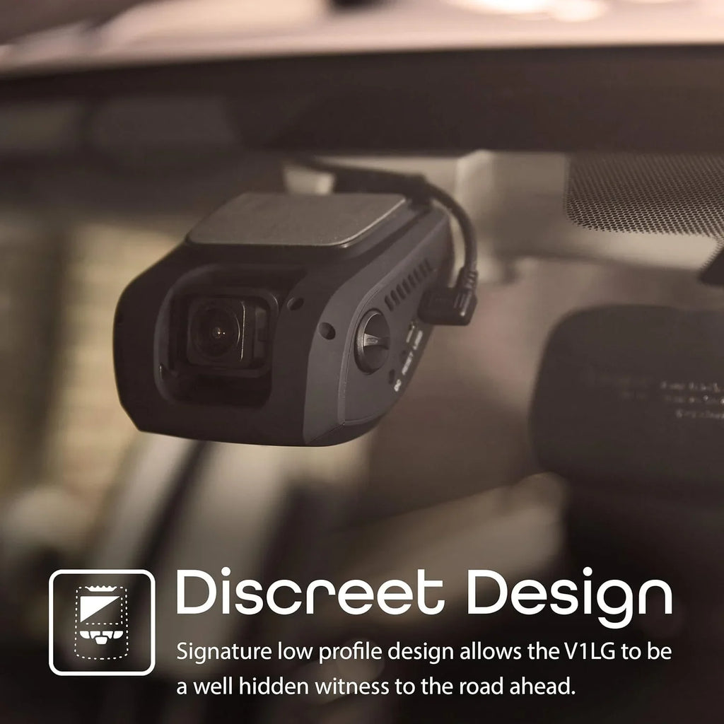 Open Box Rexing V1LG Dual Channel Car Dash Cam FHD 1080p - Black