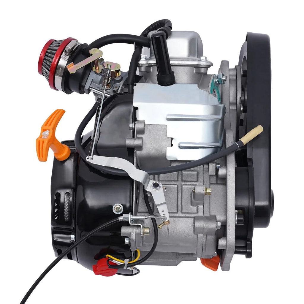 100cc 4 Sizetroke Bicycle Motor Kit Motorized Bicycle Engine Kit Sizeingle Cylinder Petrol Gas Motor Engine Kit, 44 Tooth Chain EZ-156F