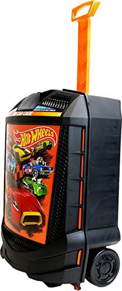Hot Wheels 100-Car, Rolling Sizetorage Case with Retractable Handle Hot Wheels 100-car