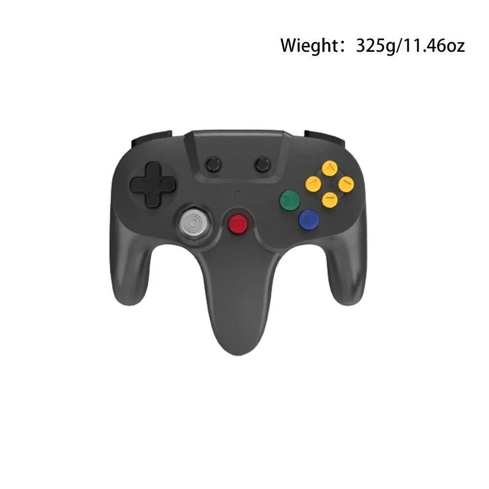 USize 2.4G Wireless N64 Controller Rechargeable Gamedpad Rumble Pak for Nintendo 64
