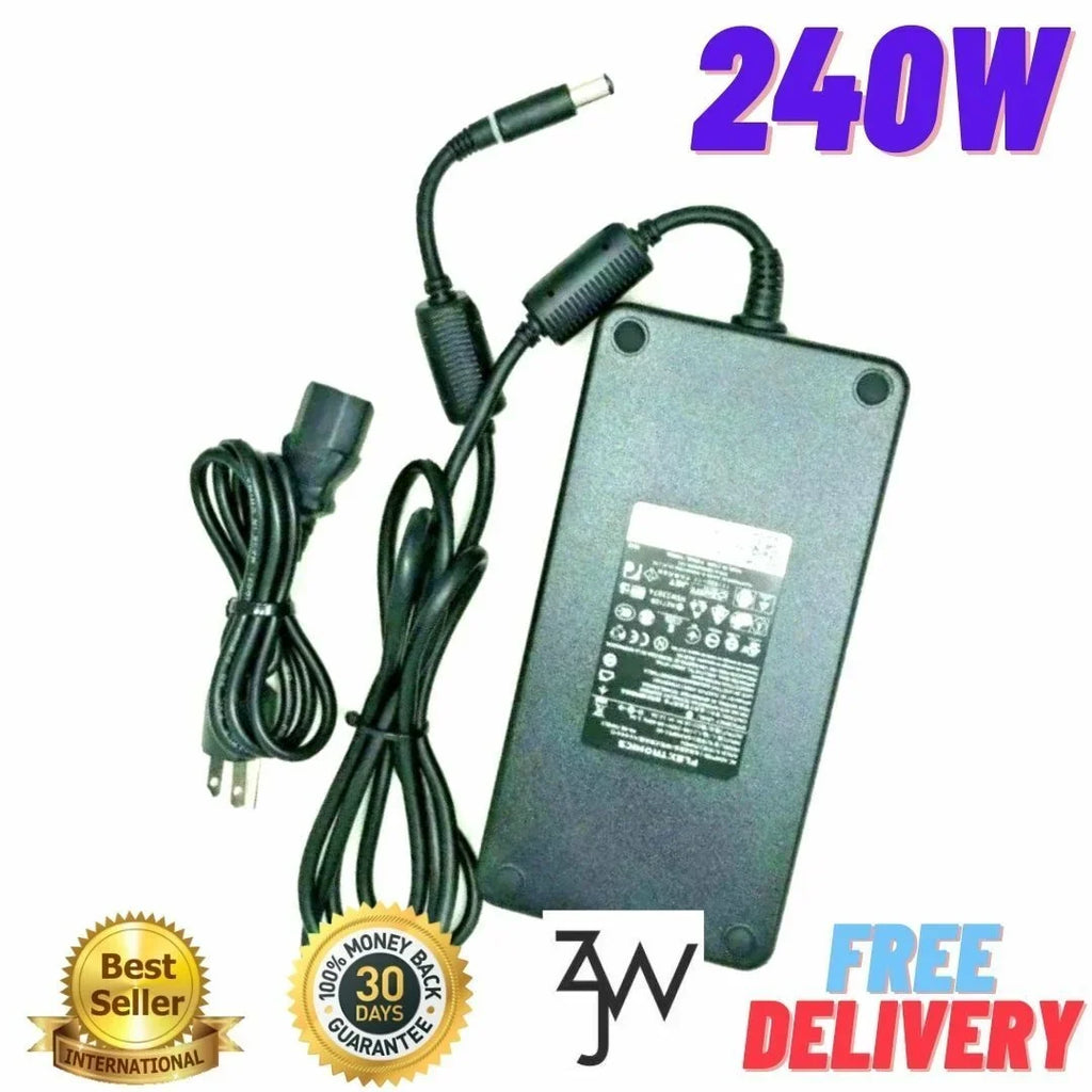 Lot of 10 Genuine Dell 240W 19.5V 12.3A Laptop Power Charger GA240PE1-00 FWCRC