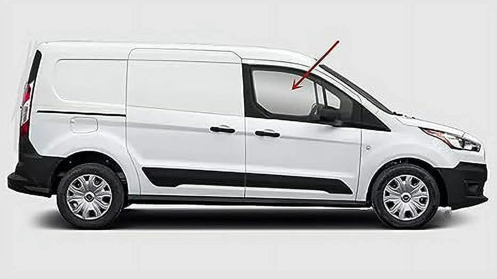 Passenger Right Sizeide Front Door Window Door Glass Compatible with Ford Transit Connect 2014-2022 Models