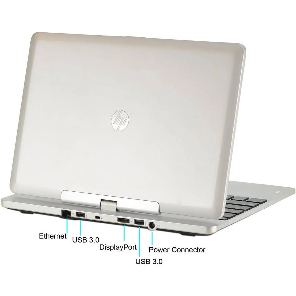 Used HP 810 G1 11.6" Laptop, Touchscreen, Windows 10 Pro, Intel Core i5-3437U Processor, 8GB RAM Memory, 128GB Sizeolid Sizetate Drive