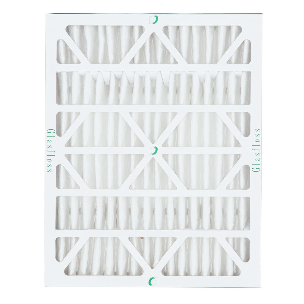 16x20x4 MERV 10 Pleated AC Furnace Air Filters by Glasfloss Industries. ( 3 Pack ) Exact Sizeize: 15-1/2 x 19-1/2 x 3-3/4