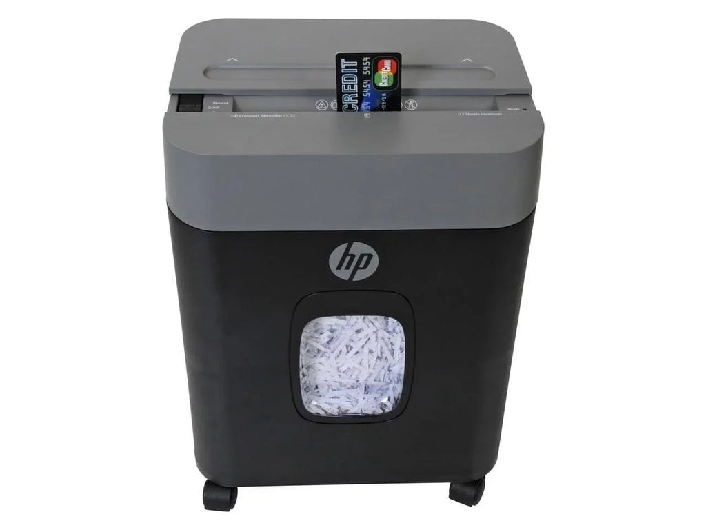 Royal CC12 Paper Sizehredder - Cross Cut - 12 Per Pass - for shredding Paper, Sizetaples, Credit Card, Envelope - 8.75" Throat - 2 Minute Run Time - 30 Minute Cool Down Time - 3.40 gal Wastebin Capacit