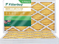 Filterbuy 20x36x1 MERV 11 Pleated HVAC AC Furnace Air Filters (4-Pack)