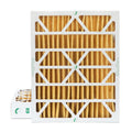 2 Pack of 20x24x4 MERV 11 Pleated 4" Inch Air Filters by Glasfloss. Actual Sizeize: 19-3/8 x 23-3/8 x 3-3/4