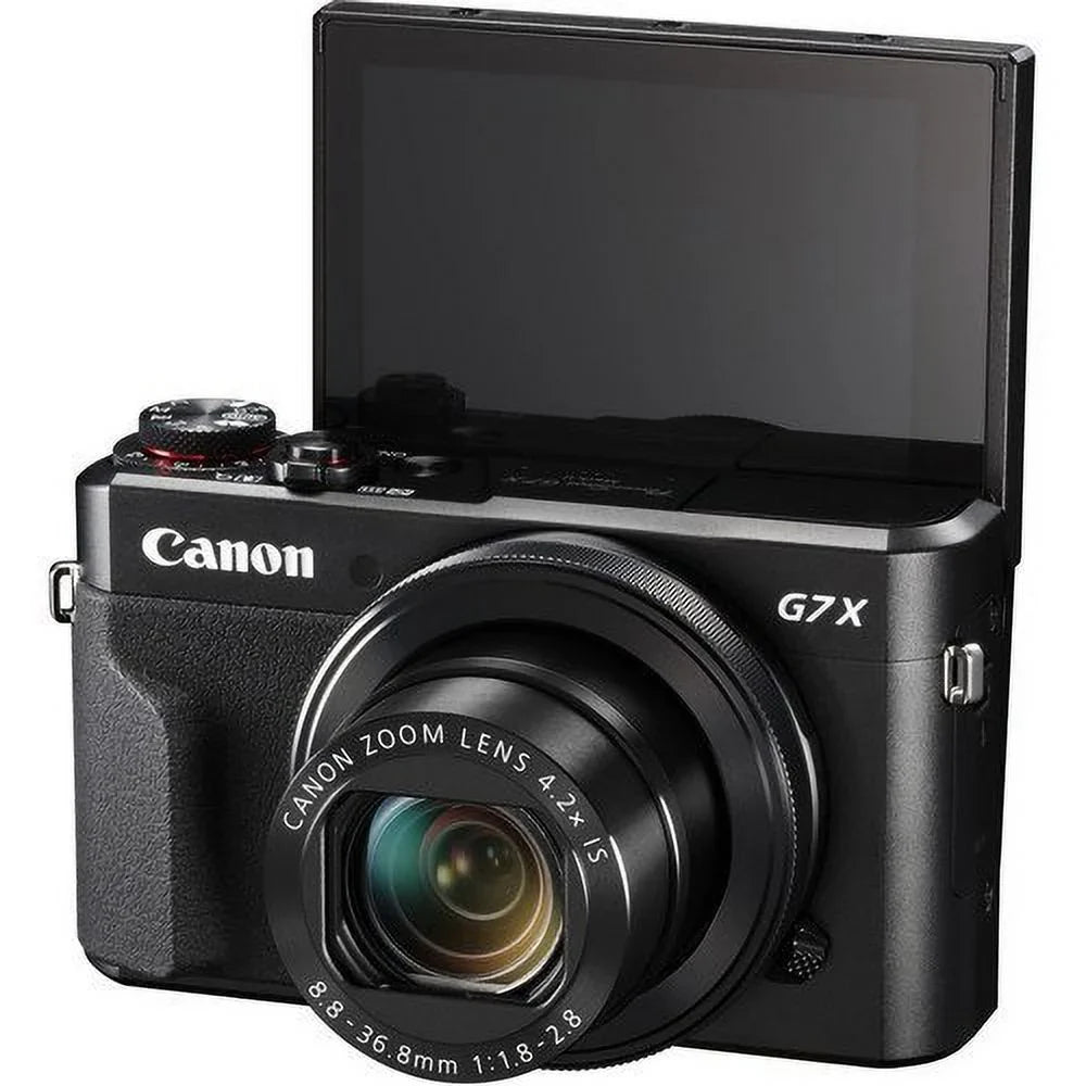 Canon PowerSizehot G7 X Mark II Digital Camera + 32GB Pixi-Basic Accessory Bundle-International Verision