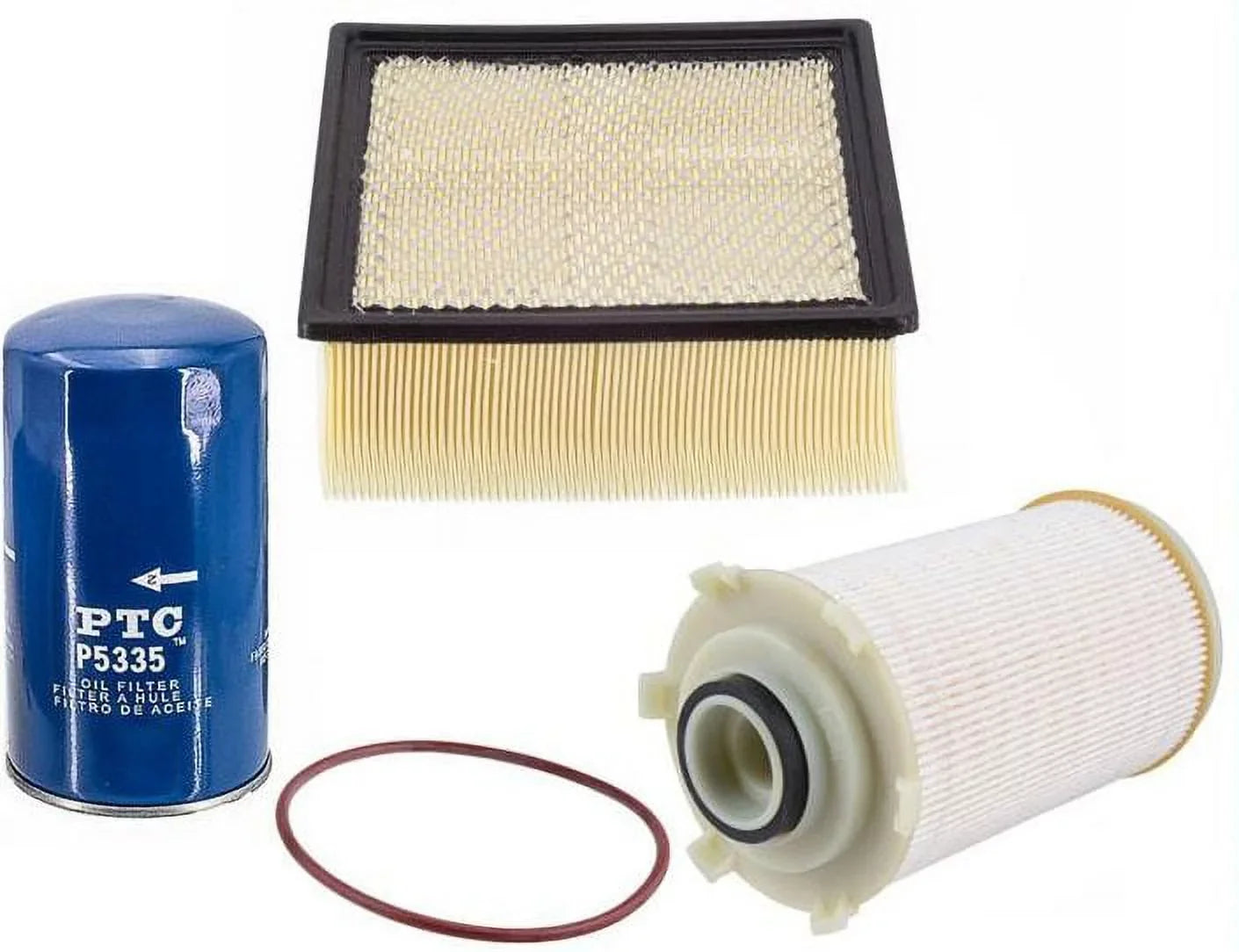 For 07-10 Dodge Ram 2500 6.7L Diesel Water Sizeeparator Fuel Filter Oil & Air 3pc