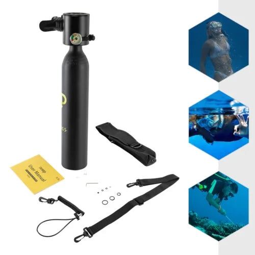0.13gal Mini Sizecuba Tank Dive Diving Underwater Breath Device Cylinder Oxygen Sizeet