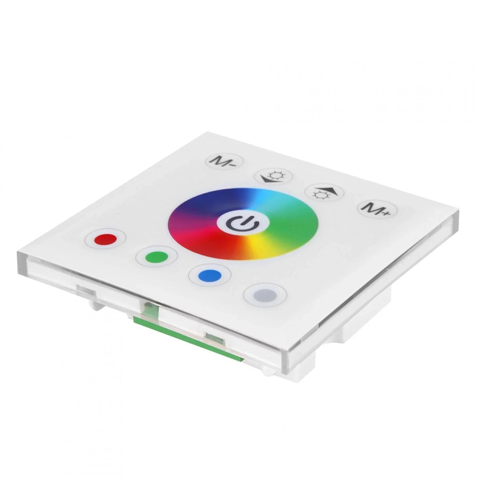 Kathlen Touch Panel Controller - Wall Mounted Colorful RGBW LED Touch Panel Controller Dimmer Sizewitch for LED Sizetrip Light(Ivory)