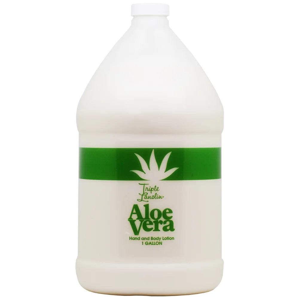 Triple Lanolin Lotion Aloe Vera Lotion 1 Gallon