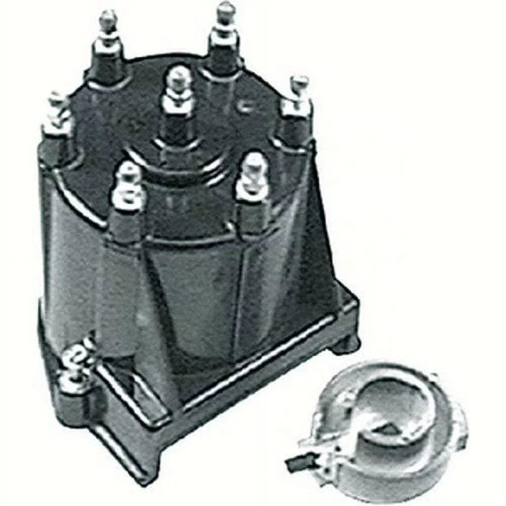Quicksilver  850484T 3; Cap and Rotor Kit-Delco Hei Ignition- Replaces Mercury / Mercruiser
