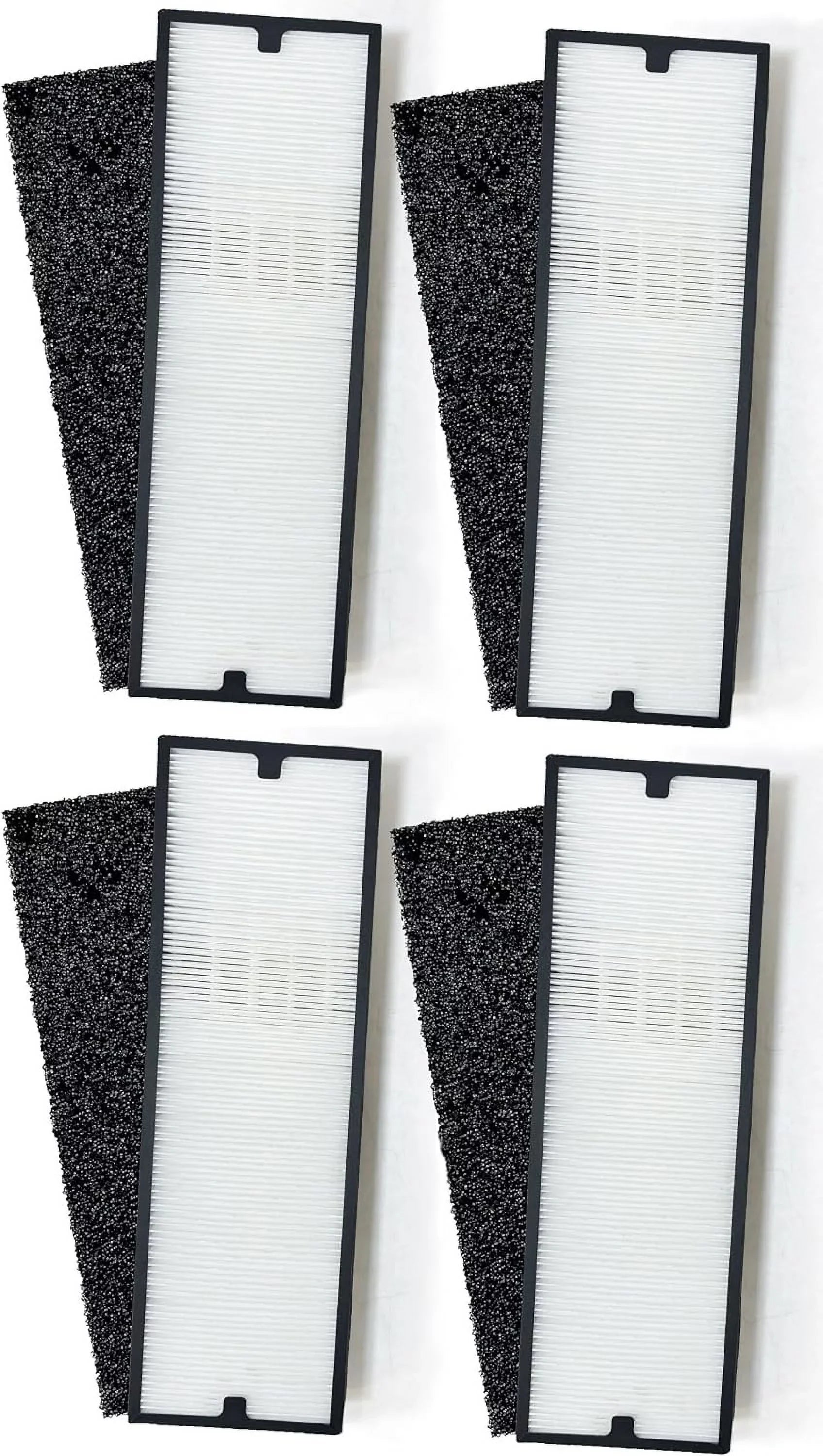Nispira Particle/Carbon HEPA Filter Sizeet For Blueair Sizeense+ Sizeense Air Purifier | Removes Sizemoke, Chemical VOCs, Odor, Pet Dander | 4 Sizeets