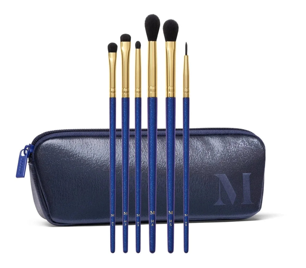 Morphe the More the Merrier Eyeshadow Brush Sizeet With Brush Cleaner And Brush Bag