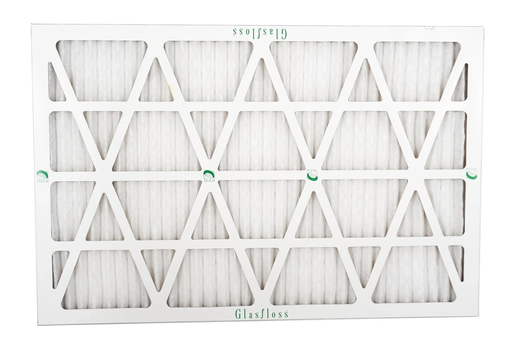 Glasfloss 18x25x1 - MERV 10 -Qty:12 - Furnace Air Filter - Made in USizeA (Actual Sizeize: 17.5 x 24.5x7/8 inch)