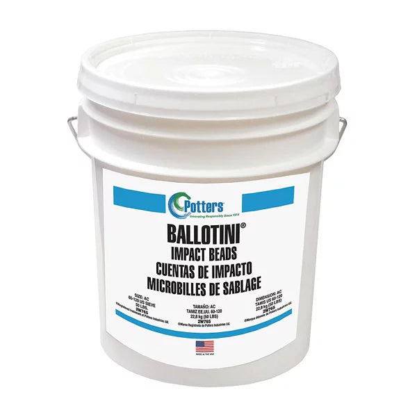 Ballotini Blast Media,Glass Beads,Coarse AC (60-120)