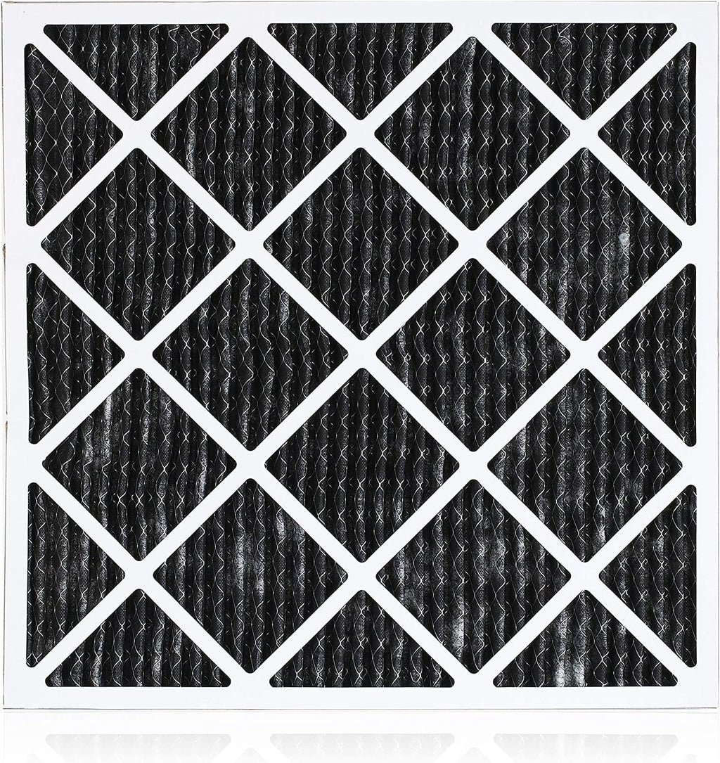 Filterbuy 18x18x1 MERV 8 Odor Eliminator Pleated HVAC AC Furnace Air Filters with Activated Carbon (1-Pack)