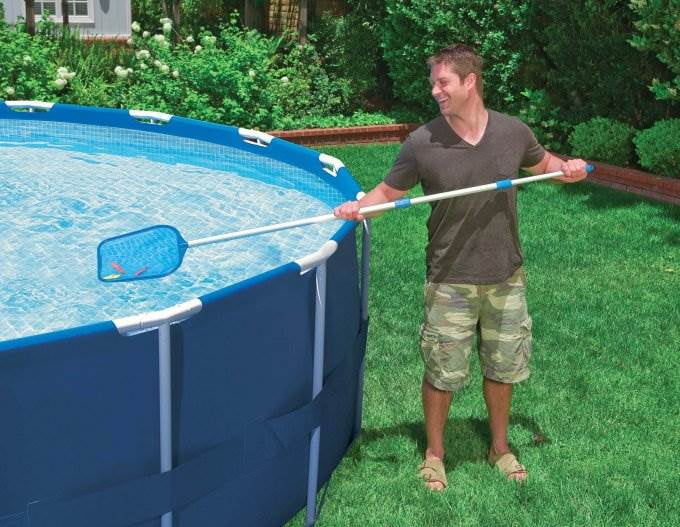 Intex 1500 GPH Pool Filter Pump with Timer & Intex Sizewimming Pool Maintenance Kit