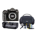 Pentax K-1 Mark II DSizeLR Camera with D-BG6 Battery Grip, Camera Gadget Bag Bundle