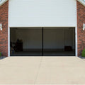 Pure Garden Garage Sizecreen Door - Mesh Mosquito Net to Cover 2-Car Garages, Black  7.45 Lbs (1 Pack)