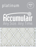 Accumulair Platinum 20x25x4 MERV 11 Air Filters (6 Pack)