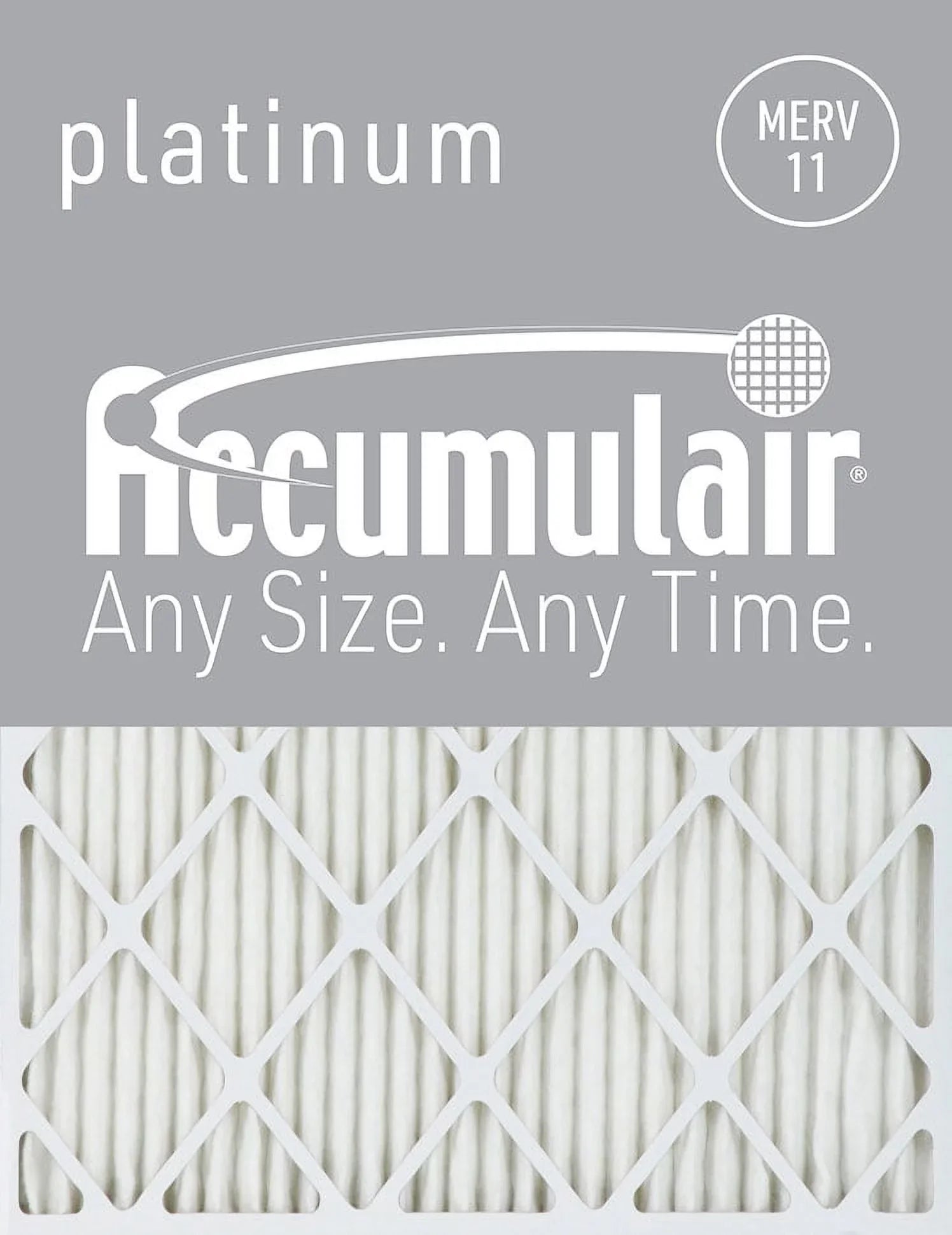 Accumulair Platinum 20x25x4 MERV 11 Air Filters (6 Pack)