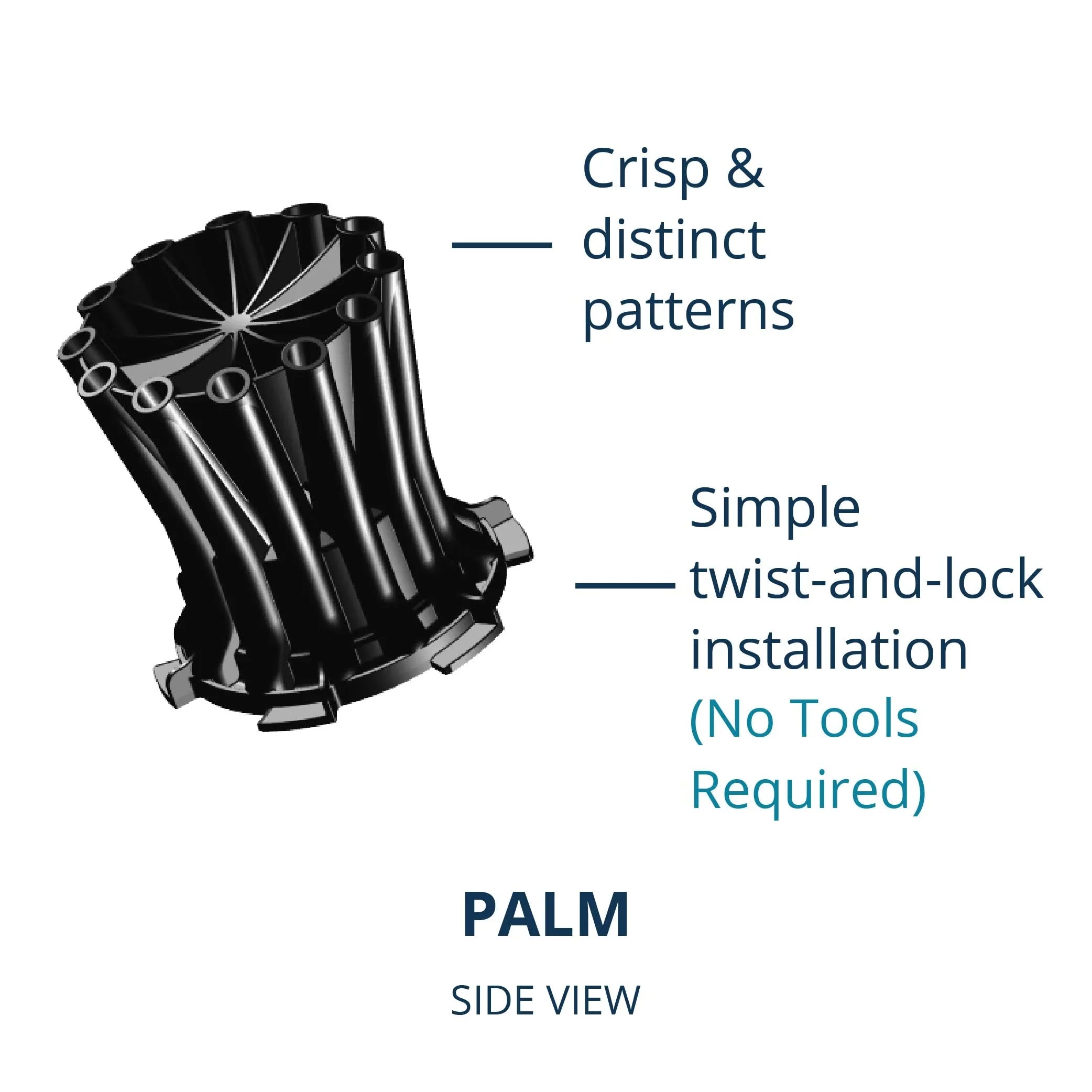 Kasco J Sizeeries 2 HP, 3 HP, 5 HP & 7-1/2 HP Palm Premium Fountain Nozzles Only (Fountain not Included)