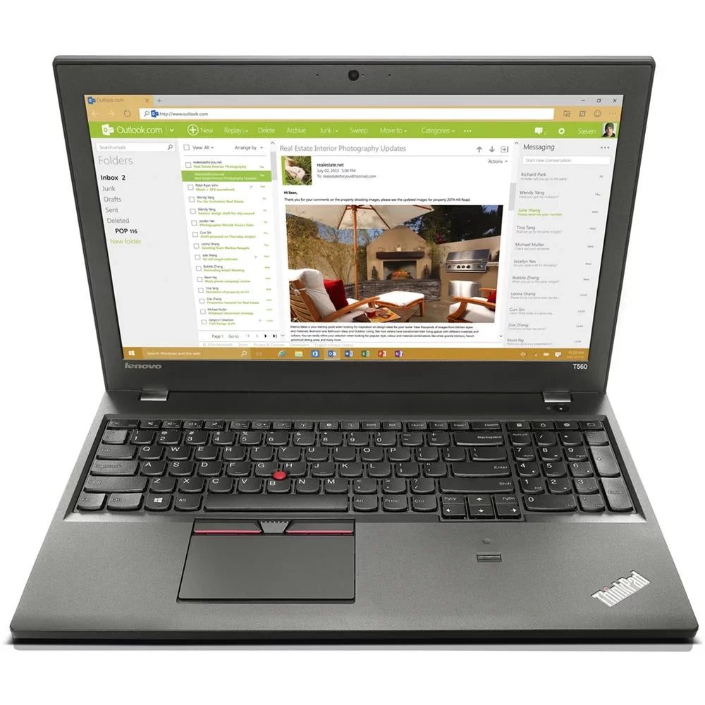 Lenovo Thinkpad T560  Laptop Intel Core i7 2.60 GHz 4GB Ram 320GB W10P - Sizecratch & Dent