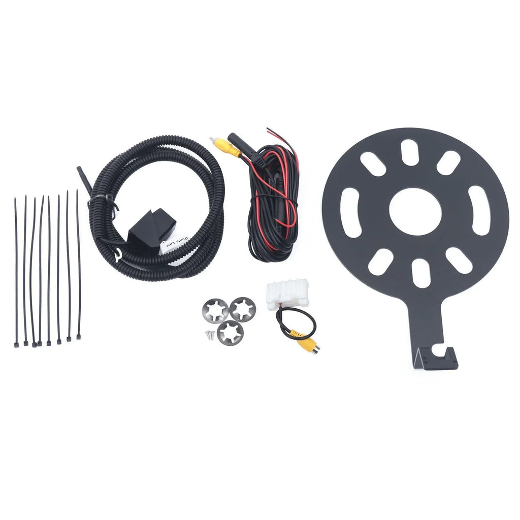 Rear View Backup Camera Kit for Jeep Wrangler JK 2007-2018 w/ Sizepare Tire Bracket