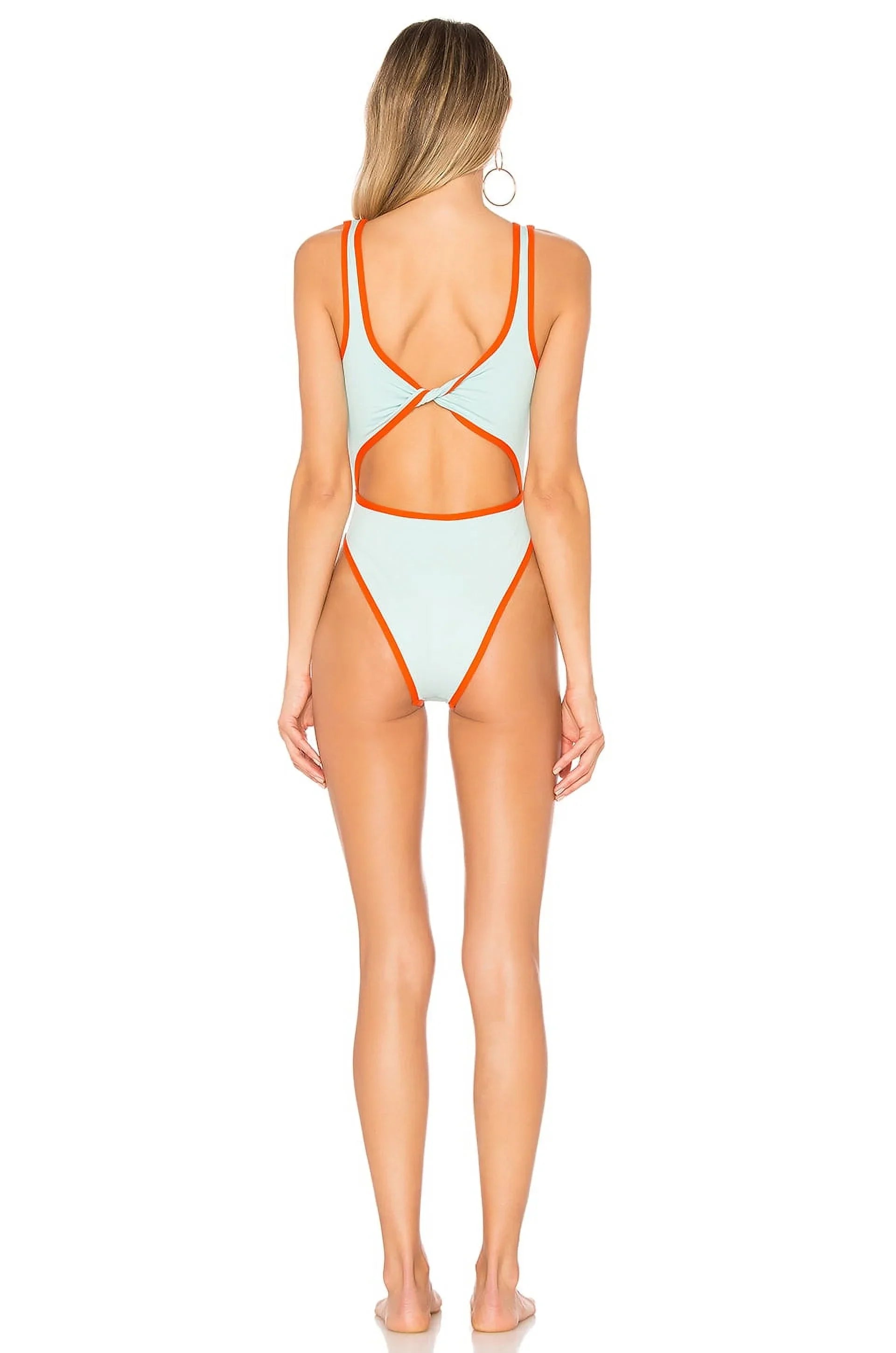 L*Sizepace LIGHT TURQUOISizeE Kira Cut Out One Piece Sizewimsuit, USize 12