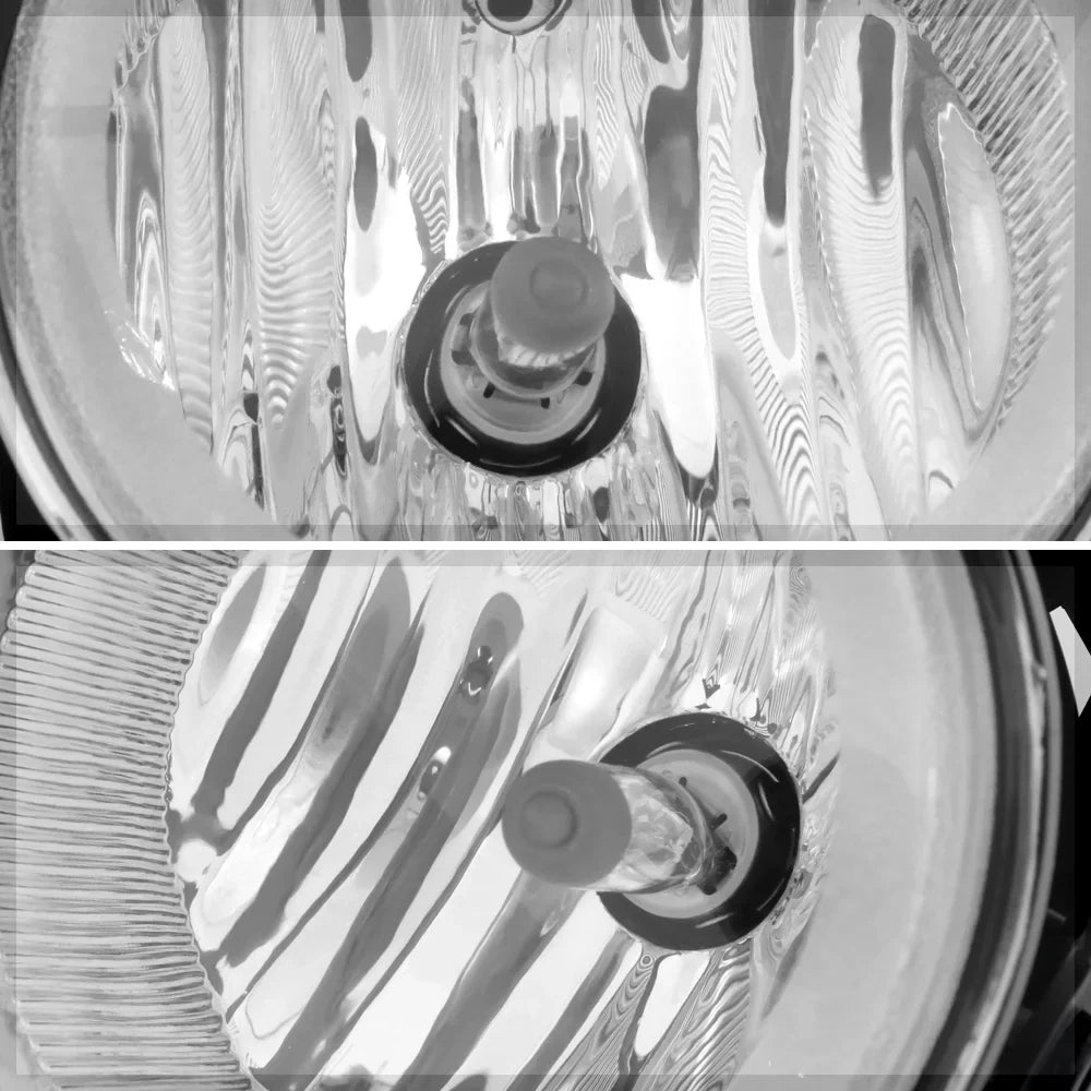 Clear Lens Fog Lights Bumper Driving Lamps for 05-10 Dodge Challenger/Charger Fits select: 2008-2010 DODGE GRAND CARAVAN, 2005-2009 CHRYSizeLER TOWN & COUNTRY