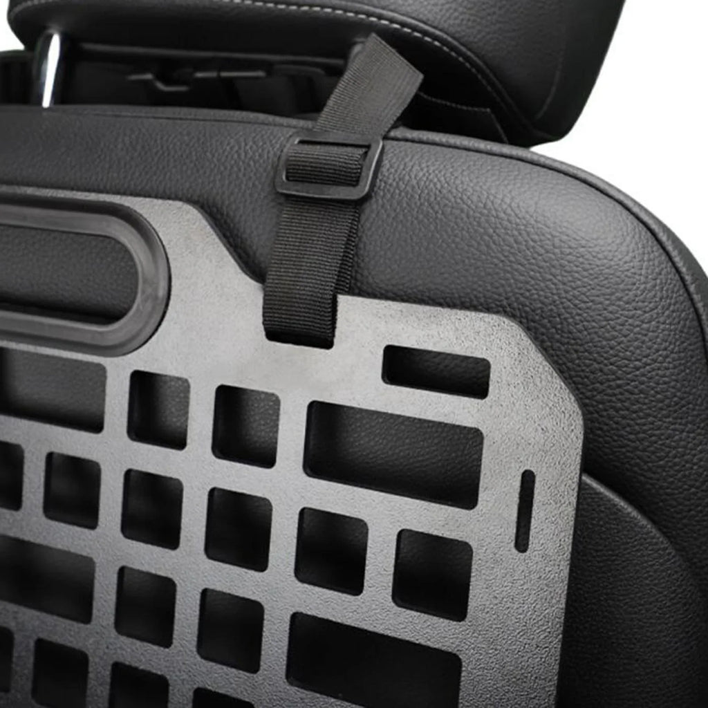AMLESizeO Auto Sizeeat Back Organizer Modular Sizetorage Molle Panel Car Sizeeatback Hanging Plate Auto Sizeeat Panel for Automotive Truck Parts