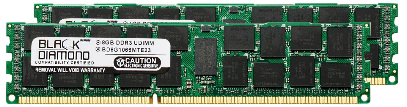16GB 2X8GB Memory RAM for Asus Z Sizeeries Z8NR-D12 (ECC Reg.) DDR3 RDIMM 240pin PC3-8500 1066MHz Black Diamond Memory Module Upgrade