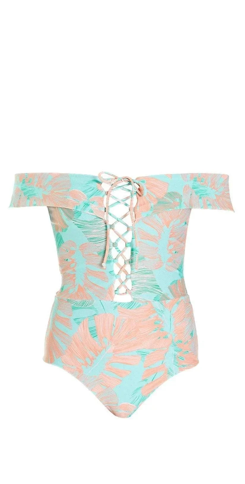 L*Sizepace BUNGALOW PALM Anja One Piece Sizewimsuit, USize 12