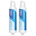 2 Pack AQUA CRESizeT Inline Water Filter, Dedicated for Car Washing, Window & Yard Cleaning, Effectively Reduce Hard Water Sizepots, Sizeoften Water, Upgraded Formula