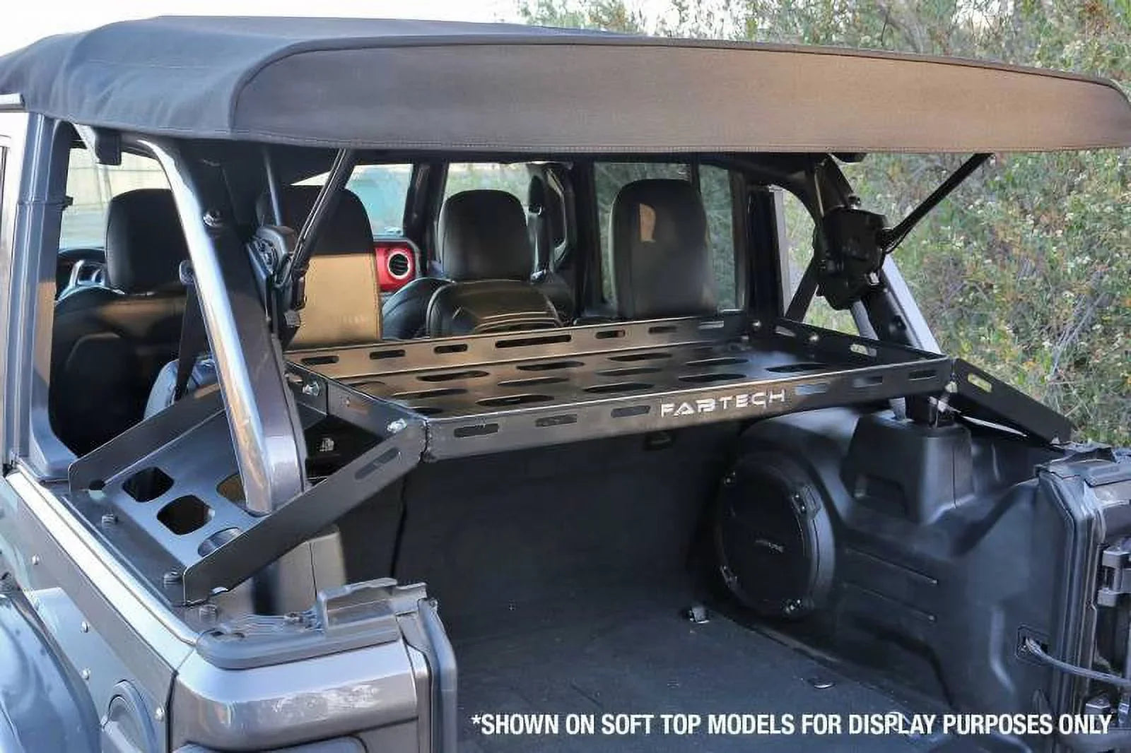 Fabtech 2018 Fits Jeep Wrangler JL Interior Cargo Rack FTSize24211