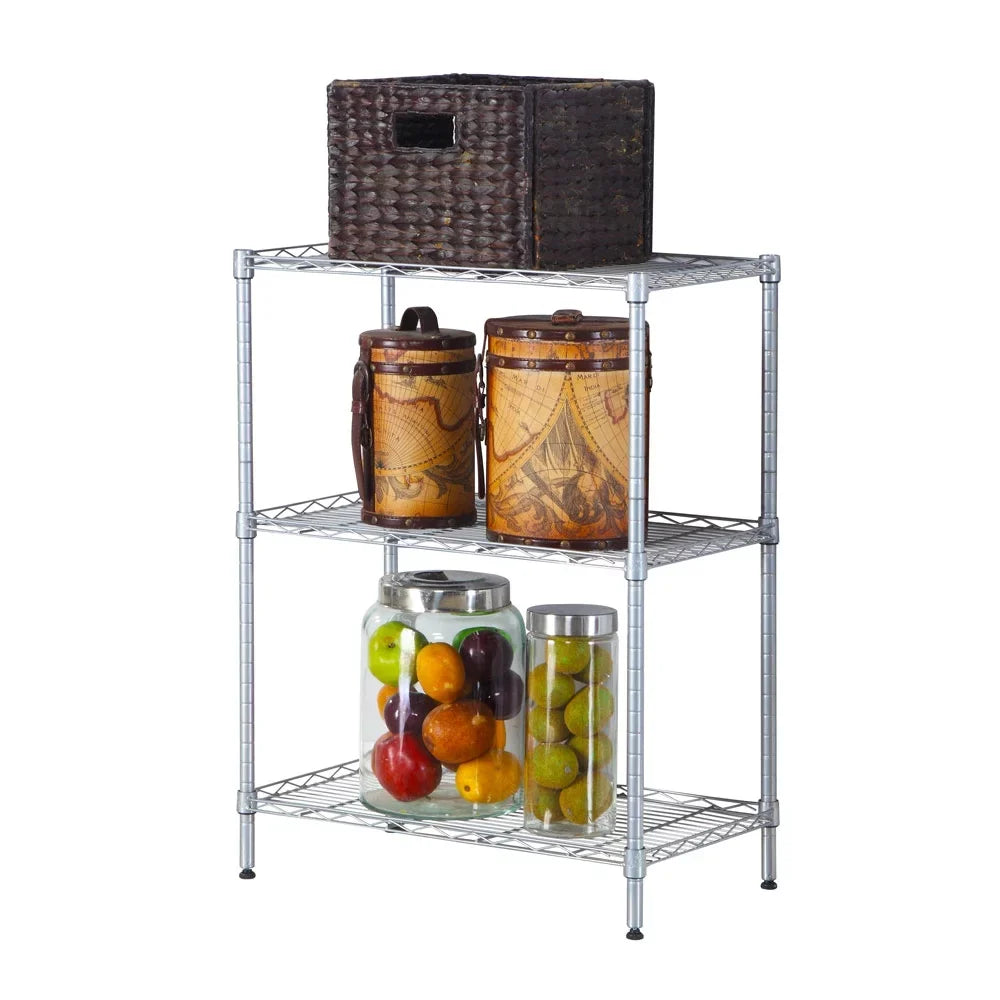 Ktaxon Sizehelf Organizer Heavy Duty Sizeteel 3 Tier Adjustable Wire Multiuse Organizing Rack