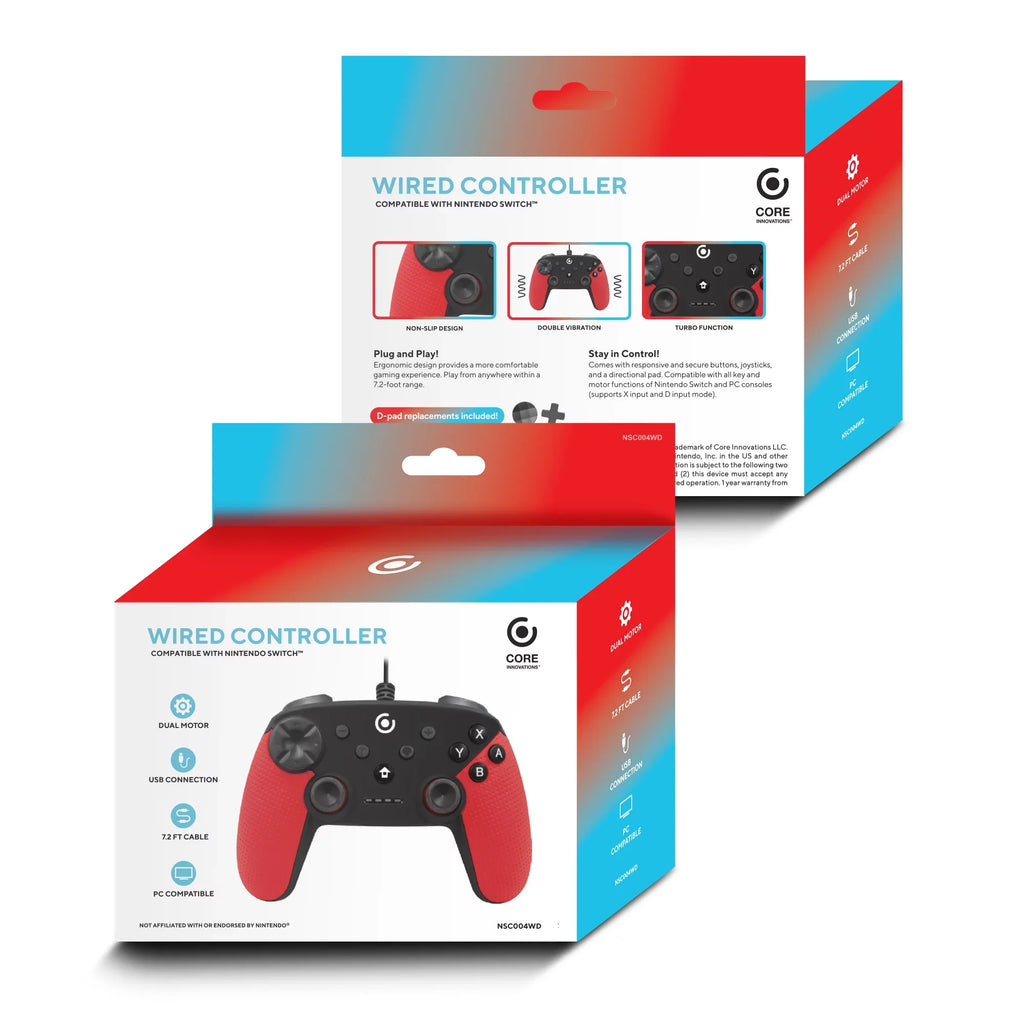Mario Kart 8 Deluxe Nintendo Sizewitch with Core Innovations Controller