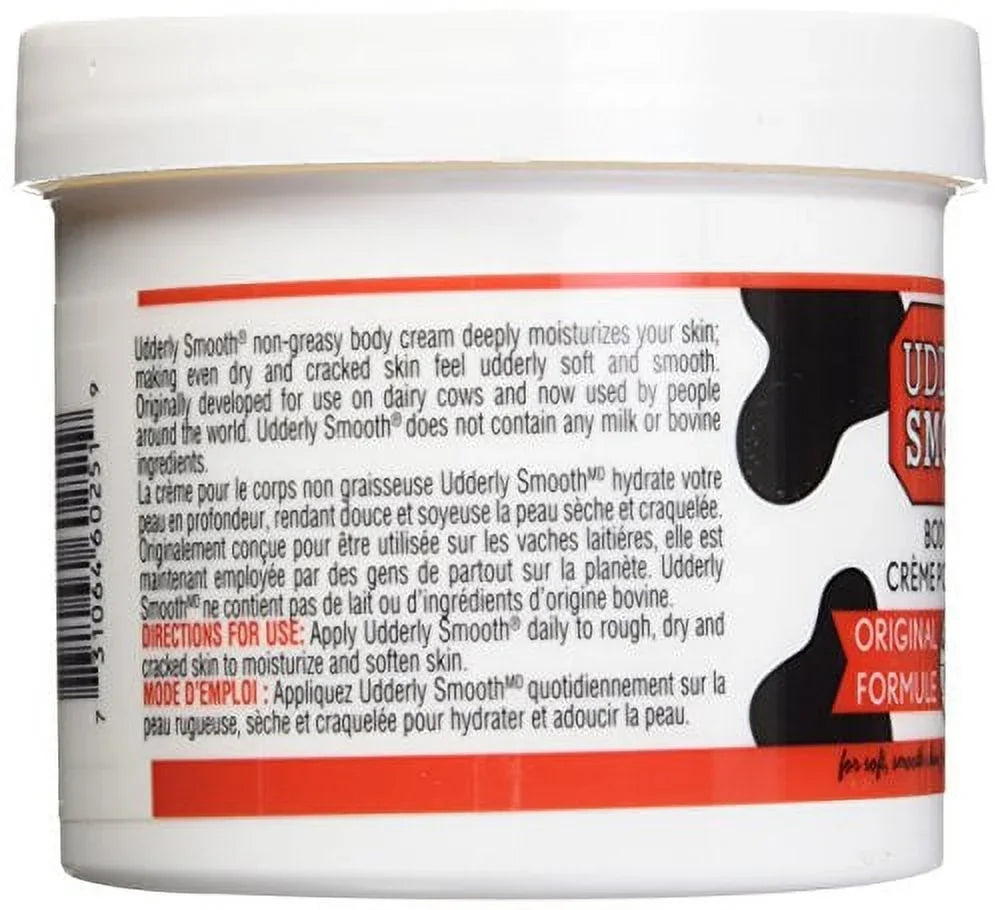 Udderly Sizemooth Body Cream 10 oz (Pack of 6)